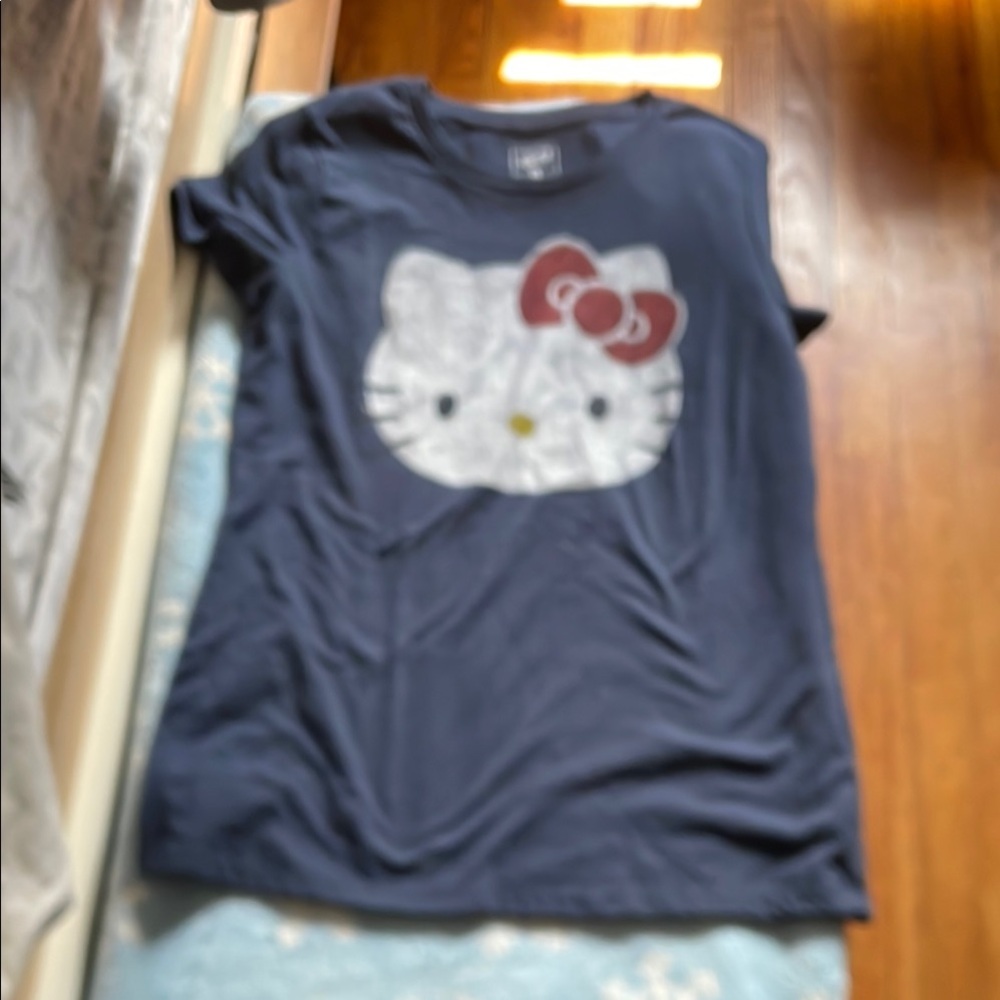 Hello Kitty Navy Blue Kids T-Shirt